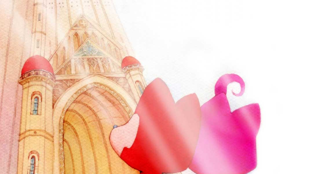 然后我们一起出去逛街